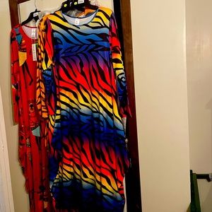Multiple colored Maxi dresses One size Fits All. Very Comfy
